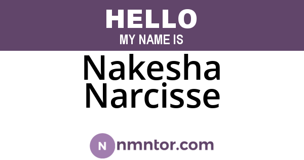 Nakesha Narcisse