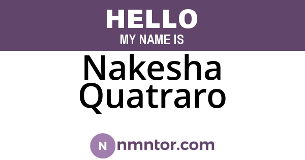 Nakesha Quatraro