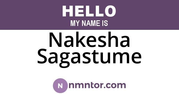 Nakesha Sagastume