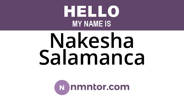 Nakesha Salamanca
