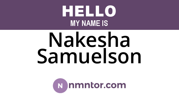 Nakesha Samuelson
