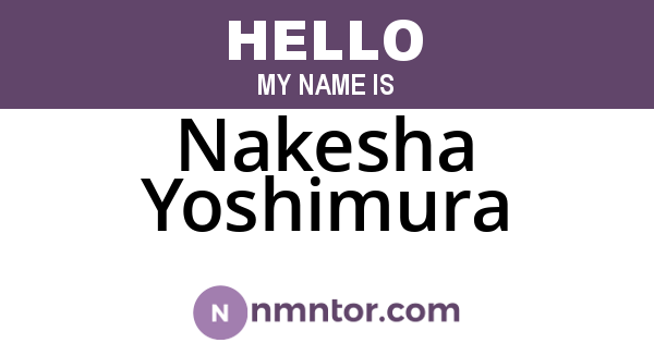 Nakesha Yoshimura