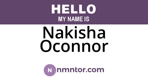 Nakisha Oconnor