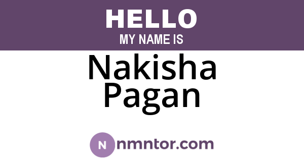 Nakisha Pagan