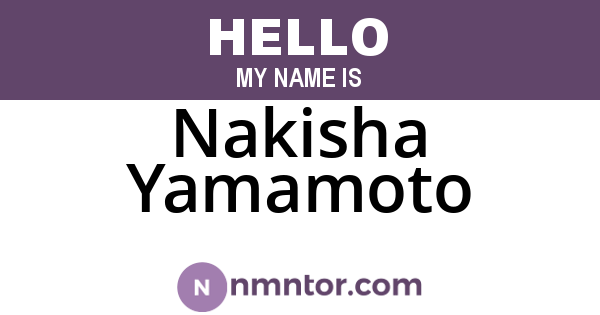 Nakisha Yamamoto
