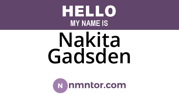 Nakita Gadsden