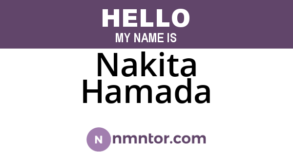 Nakita Hamada