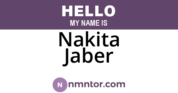 Nakita Jaber