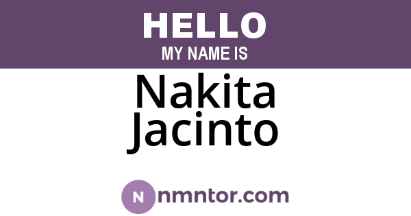 Nakita Jacinto
