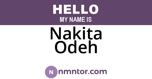 Nakita Odeh