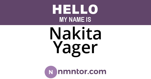 Nakita Yager