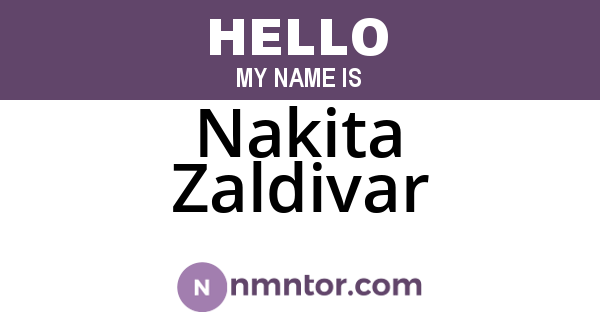 Nakita Zaldivar