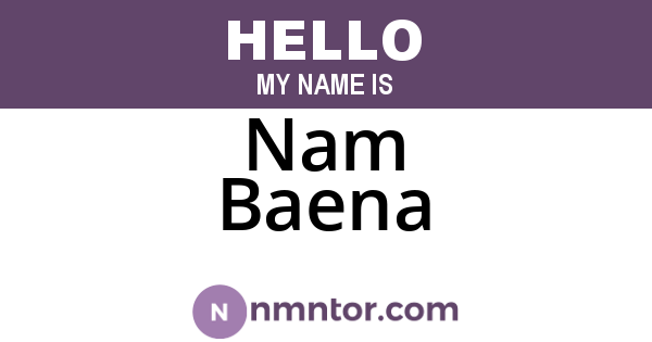Nam Baena