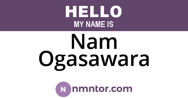 Nam Ogasawara