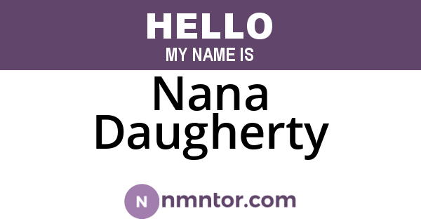 Nana Daugherty