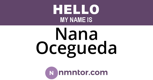 Nana Ocegueda
