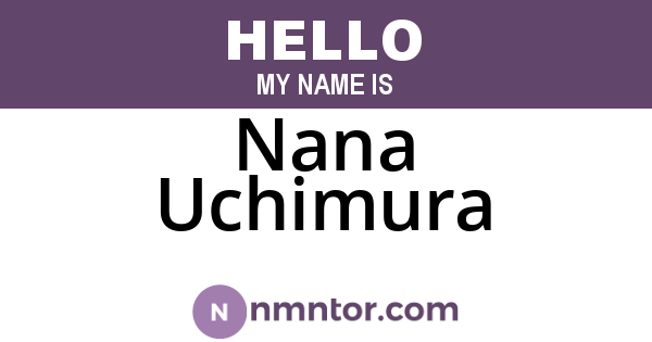 Nana Uchimura