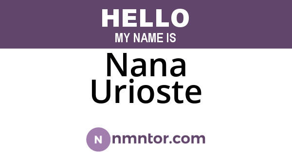 Nana Urioste