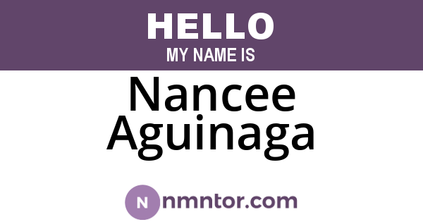 Nancee Aguinaga