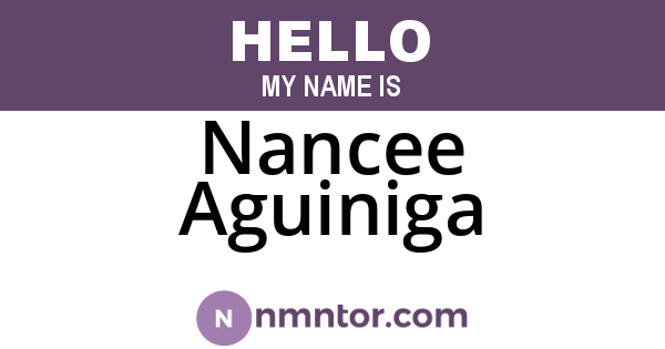 Nancee Aguiniga