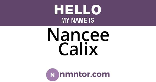 Nancee Calix