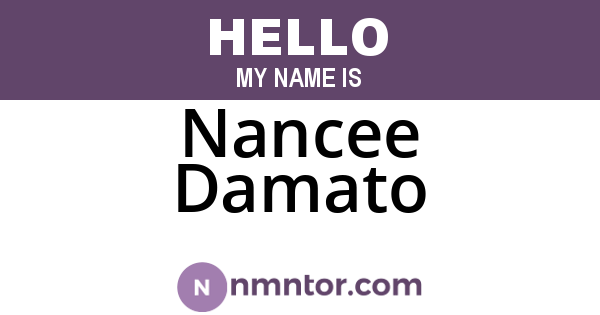 Nancee Damato