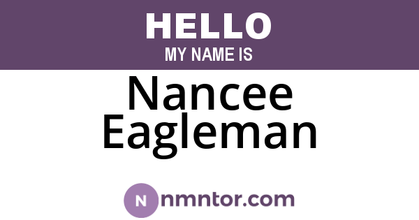 Nancee Eagleman