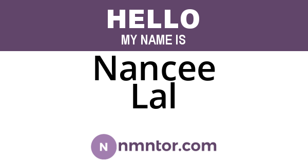 Nancee Lal