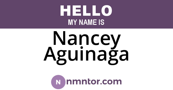Nancey Aguinaga