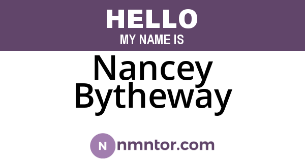 Nancey Bytheway