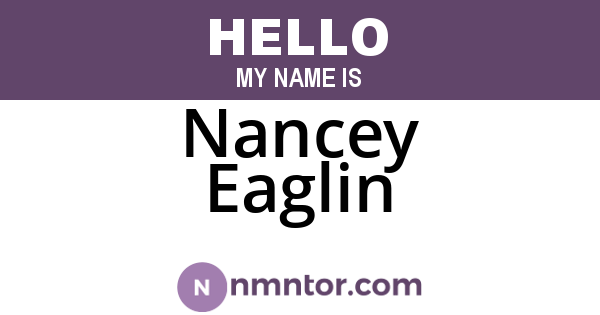 Nancey Eaglin