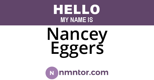 Nancey Eggers