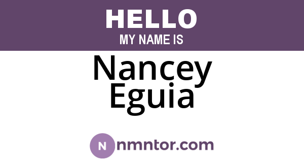 Nancey Eguia