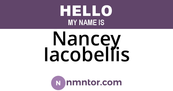 Nancey Iacobellis