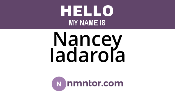 Nancey Iadarola