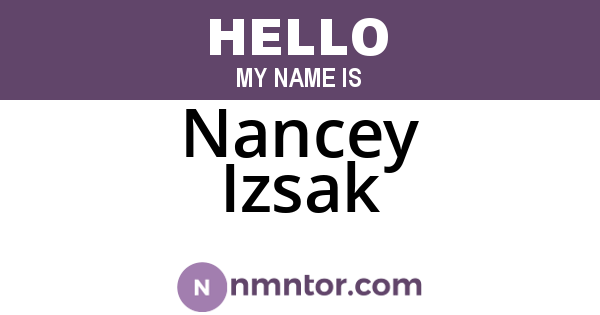 Nancey Izsak
