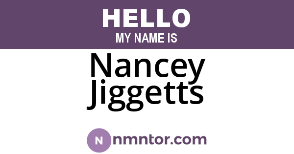 Nancey Jiggetts