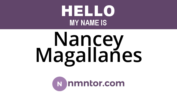 Nancey Magallanes