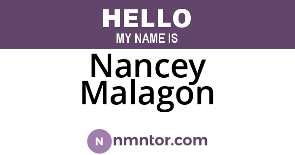 Nancey Malagon