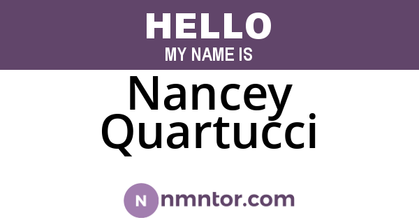 Nancey Quartucci