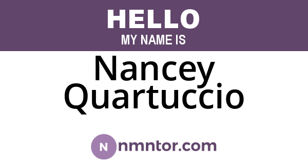 Nancey Quartuccio