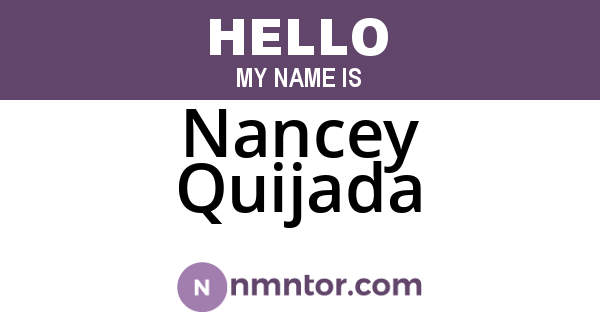 Nancey Quijada