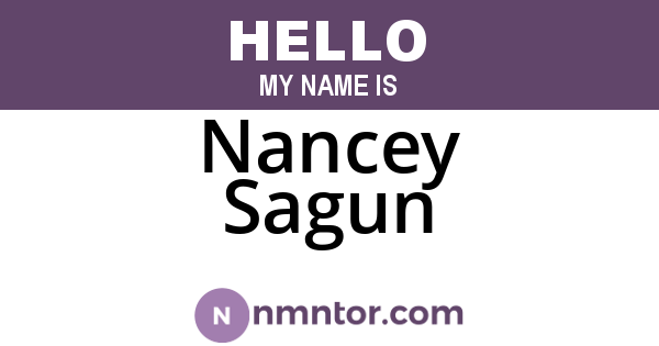 Nancey Sagun