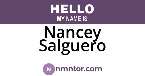 Nancey Salguero