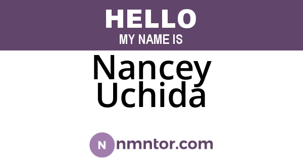 Nancey Uchida