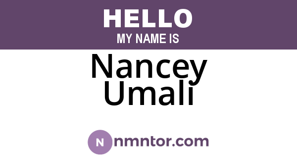 Nancey Umali