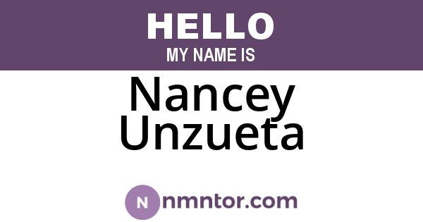 Nancey Unzueta