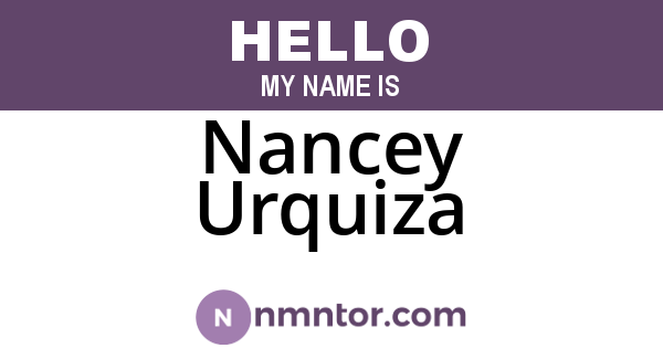 Nancey Urquiza