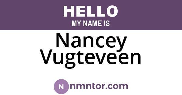 Nancey Vugteveen
