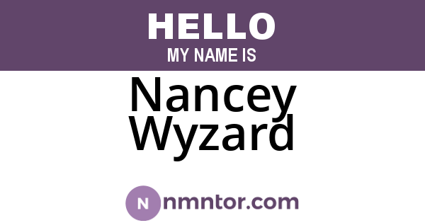 Nancey Wyzard